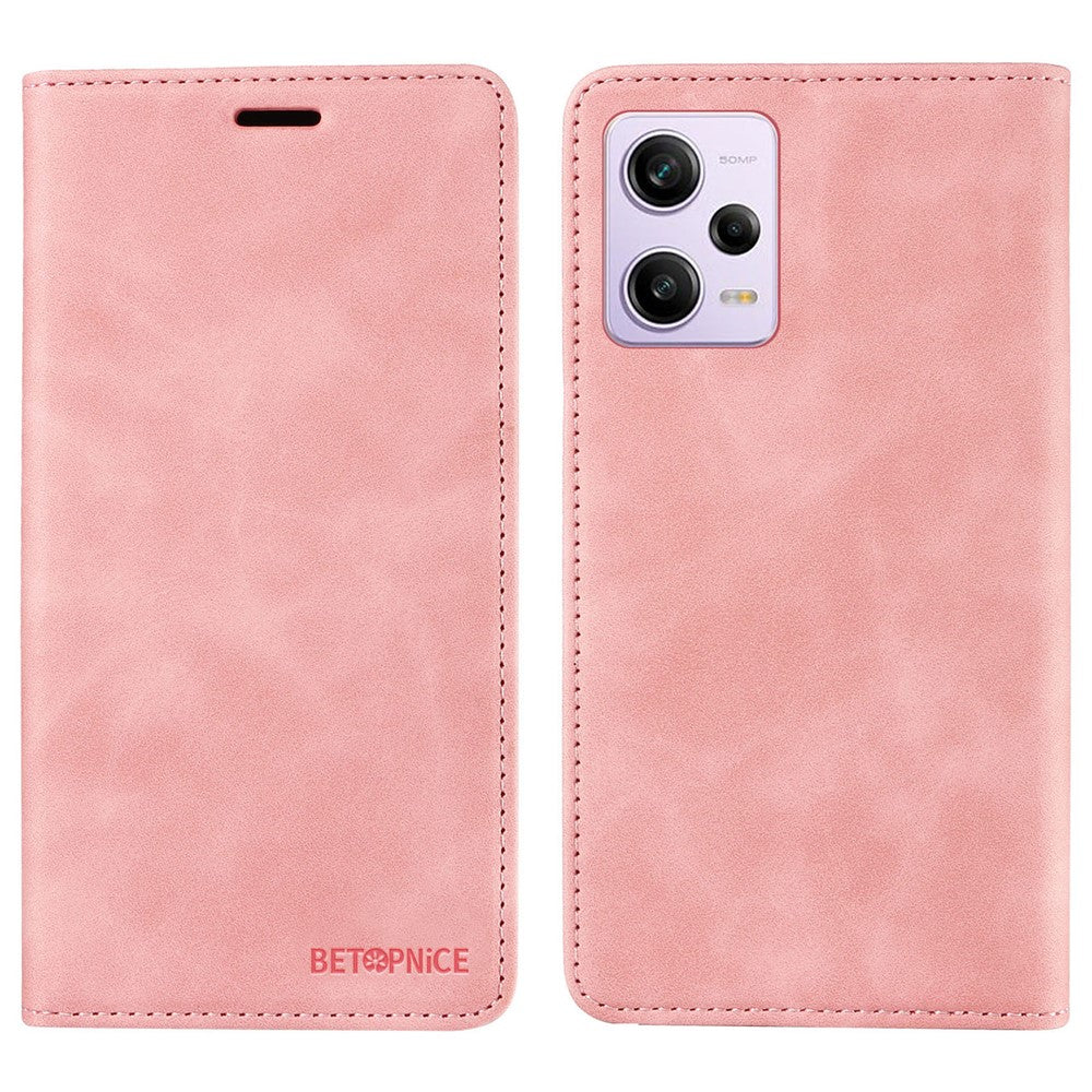 BETOPNICE 003 For Xiaomi Redmi Note 12 Pro+ 5G / Note 12 Explorer 5G Wallet Leather Case RFID Blocking Phone Cover