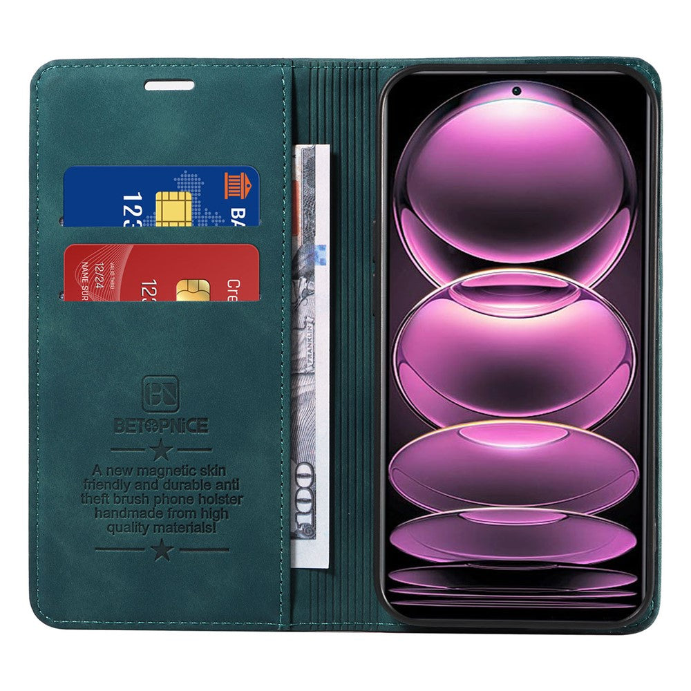 BETOPNICE 003 For Xiaomi Redmi Note 12 Pro 5G / 12 Pro Speed 5G / Poco X5 Pro 5G PU Leather RFID Blocking Phone Case