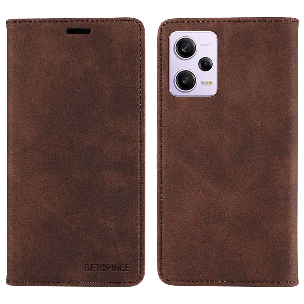 BETOPNICE 003 For Xiaomi Redmi Note 12 Pro 5G / 12 Pro Speed 5G / Poco X5 Pro 5G PU Leather RFID Blocking Phone Case