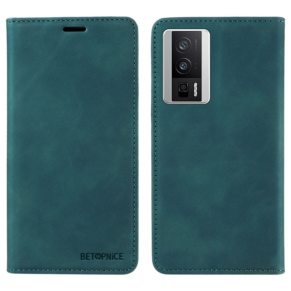 BETOPNICE 003 For Xiaomi Redmi K60 5G / K60 Pro 5G / Poco F5 Pro 5G Folio Flip PU Leather RFID Blocking Phone Case