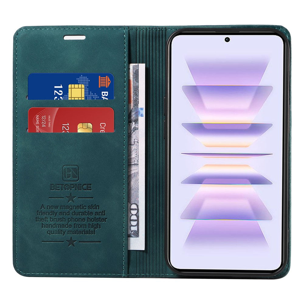 BETOPNICE 003 For Xiaomi Redmi K60 5G / K60 Pro 5G / Poco F5 Pro 5G Folio Flip PU Leather RFID Blocking Phone Case