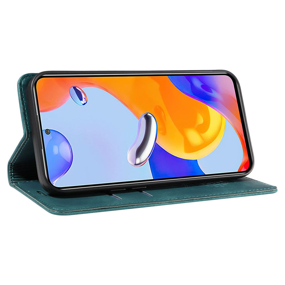 BETOPNICE 003 For Xiaomi Redmi Note 11 4G (Qualcomm) / Note 11S 4G PU Leather RFID Blocking Drop Proof Phone Case