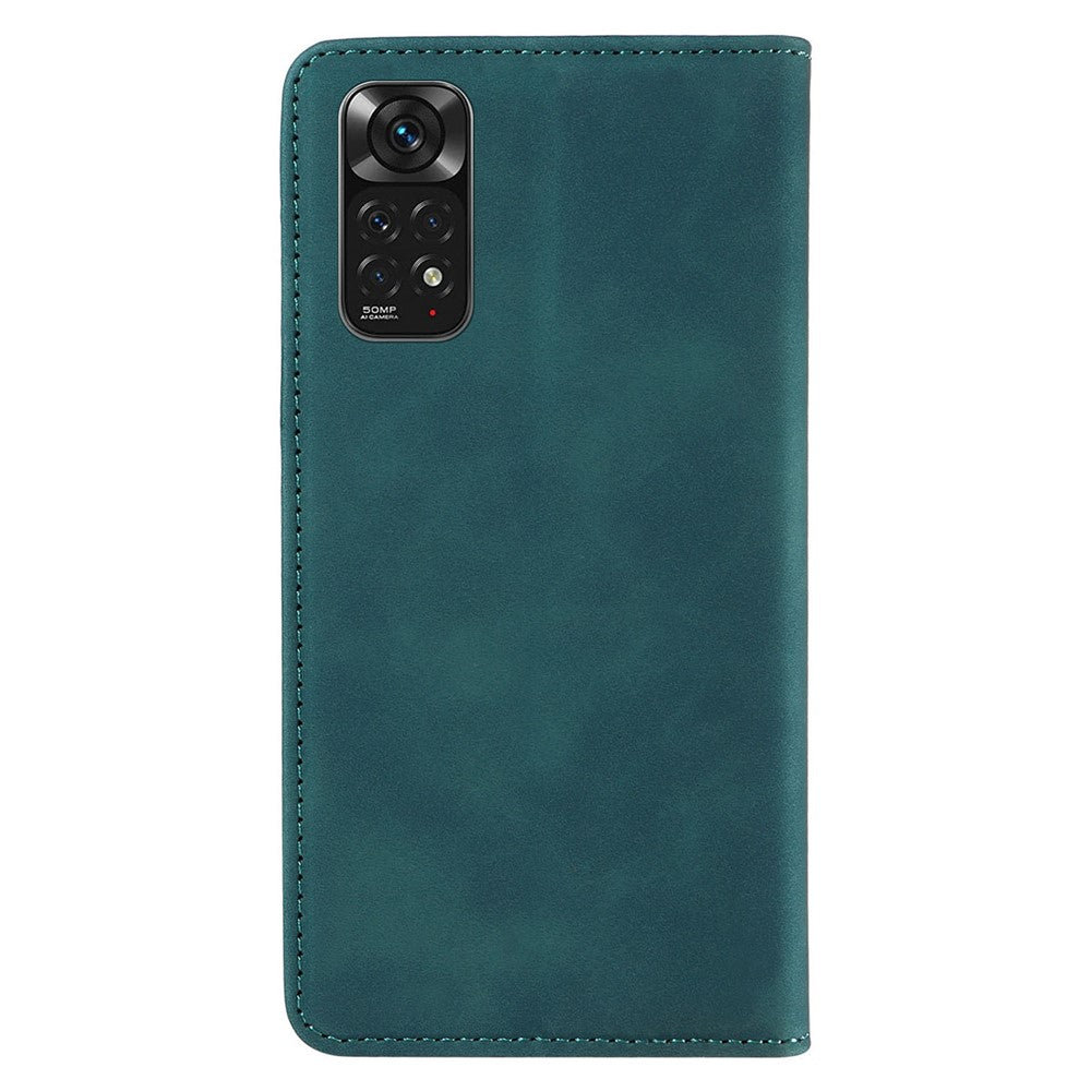 BETOPNICE 003 For Xiaomi Redmi Note 11 4G (Qualcomm) / Note 11S 4G PU Leather RFID Blocking Drop Proof Phone Case