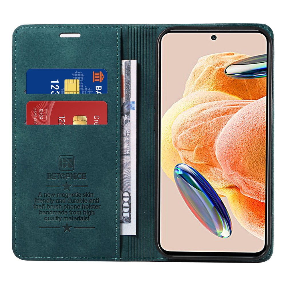 BETOPNICE 003 For Xiaomi Redmi Note 12 Pro 4G / Note 11 Pro 4G (MediaTek) / Note 11 Pro 5G (Qualcomm) / Note 11E Pro 5G RFID Blocking Leather Case