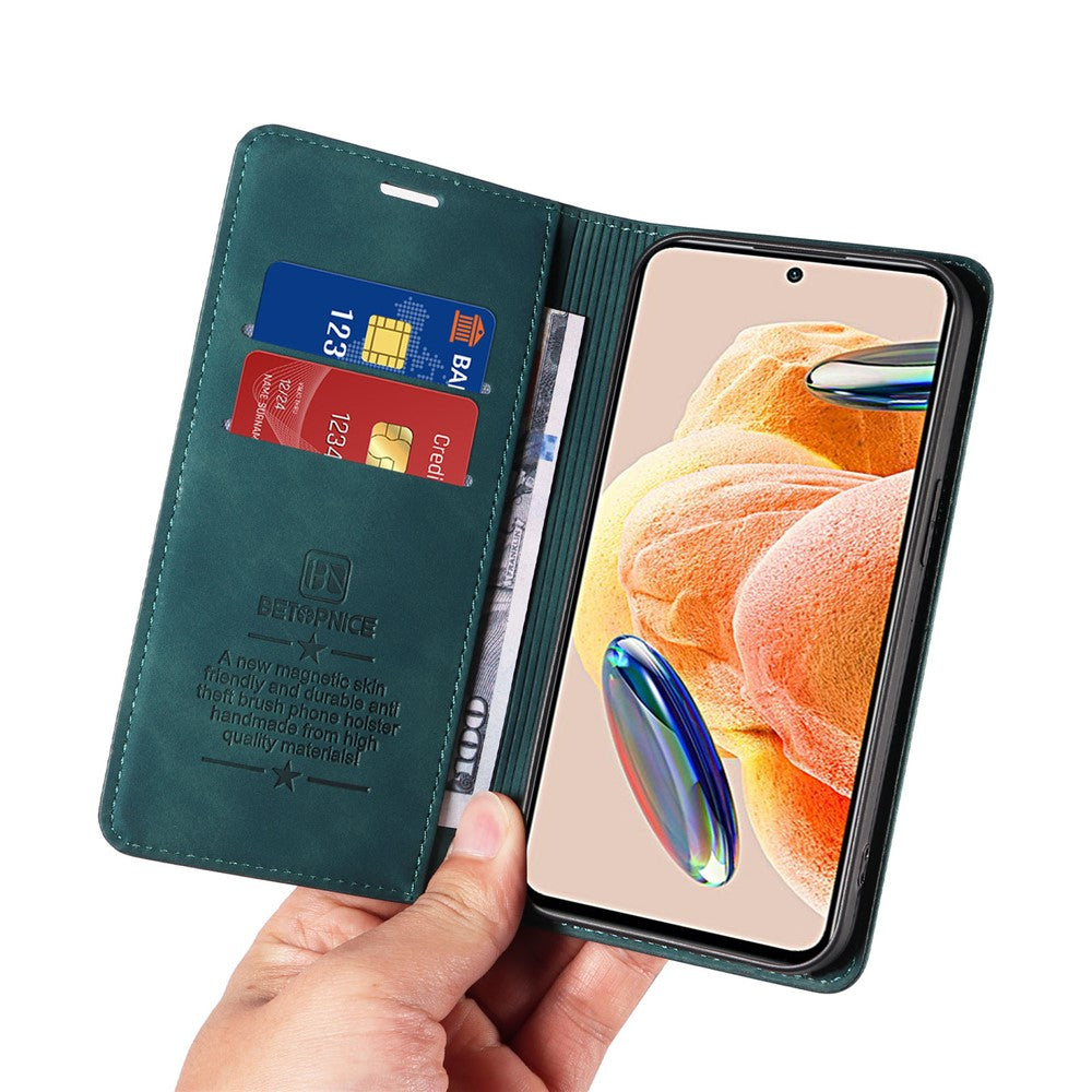 BETOPNICE 003 For Xiaomi Redmi Note 12 Pro 4G / Note 11 Pro 4G (MediaTek) / Note 11 Pro 5G (Qualcomm) / Note 11E Pro 5G RFID Blocking Leather Case
