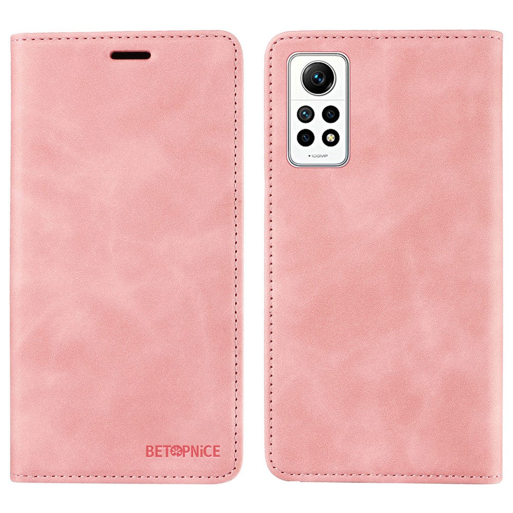 BETOPNICE 003 For Xiaomi Redmi Note 12 Pro 4G / Note 11 Pro 4G (MediaTek) / Note 11 Pro 5G (Qualcomm) / Note 11E Pro 5G RFID Blocking Leather Case