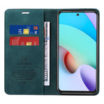 BETOPNICE 003 RFID-blokerende læderetui til Xiaomi Redmi Note 11 4G (MediaTek) / Redmi 10 4G (2021) / Redmi 10 2022 4G / 10 Prime