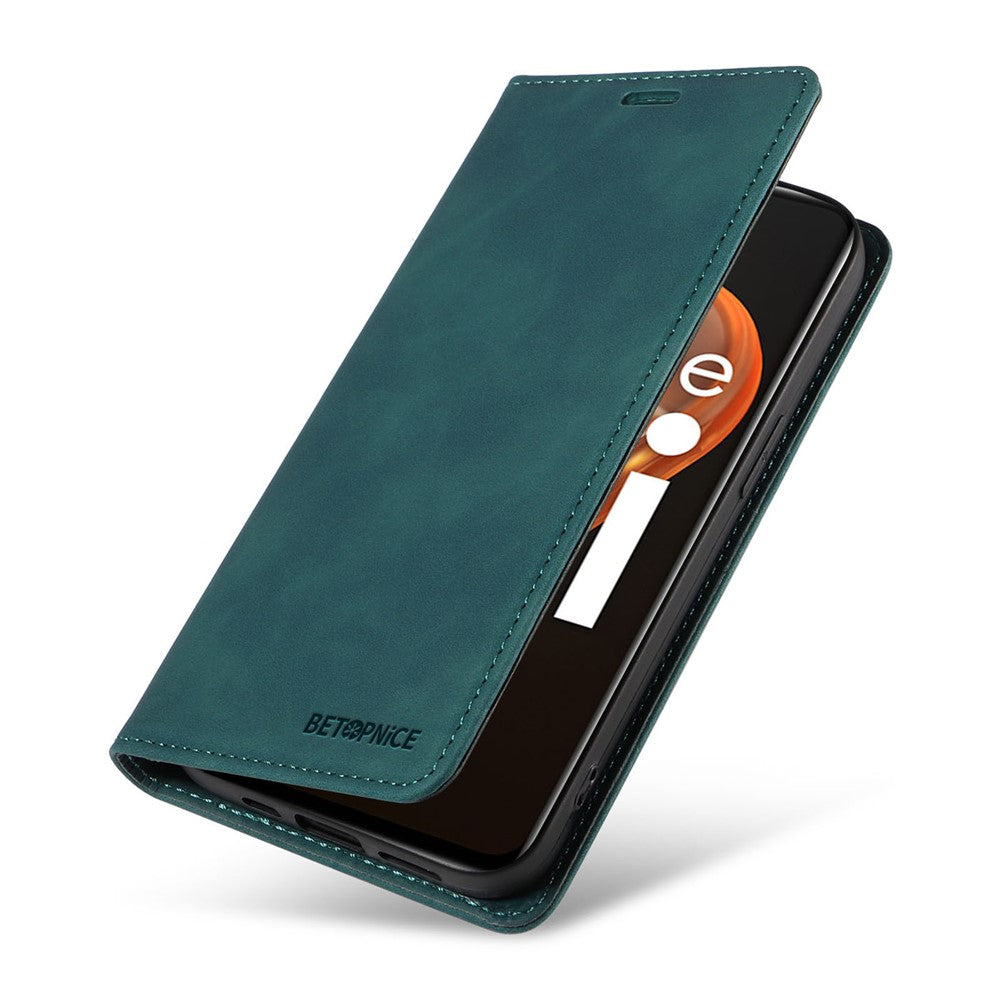 BETOPNICE 003 For Oppo A36 / A76 / A96 4G / K10 4G / Realme 9i 4G Leather Phone Case Wallet Shell RFID Blocking Stand Cover