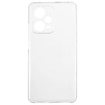 For Xiaomi Redmi Note 12 Pro+ 5G Phone Case TPU Frame+Acrylic Back+PET Screen Protector Transparent Cover