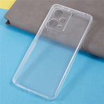 For Xiaomi Redmi Note 12 Pro+ 5G Phone Case TPU Frame+Acrylic Back+PET Screen Protector Transparent Cover