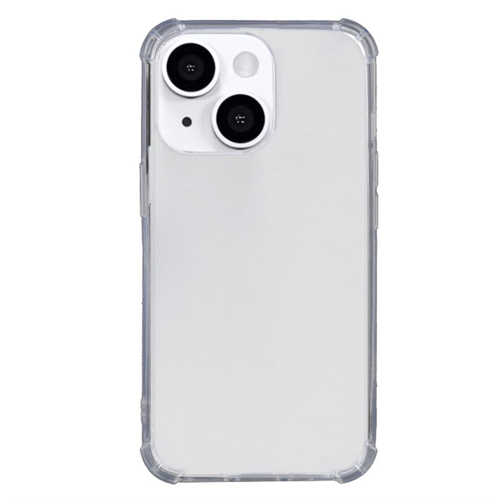 TPU Protective Case for iPhone 15 Transparent Four Corners Drop Resistant Phone Cover