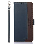 KHAZNEH RFID Blocking Leather Case for Huawei nova 11i , Litchi Texture Stand Wallet Phone Cover