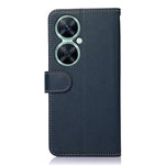 KHAZNEH RFID Blocking Leather Case for Huawei nova 11i , Litchi Texture Stand Wallet Phone Cover