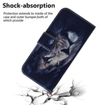 For iPhone 15 Pattern Printing Flip Cover PU Leather Stand Wallet Phone Case