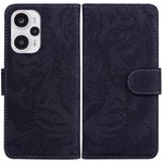 For Xiaomi Redmi Note 12 Turbo / Poco F5 5G Phone Case Wallet Stand Imprinted Tiger PU Leather Cover
