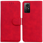 PU Leather Phone Cover for Xiaomi Redmi Note 12S 4G , Wallet Stand Solid Color Phone Case