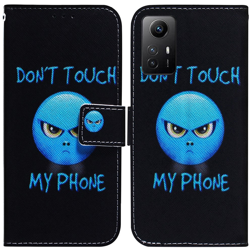 Flip PU Leather Case for Xiaomi Redmi Note 12S 4G Pattern Printing Stand Wallet Phone Cover