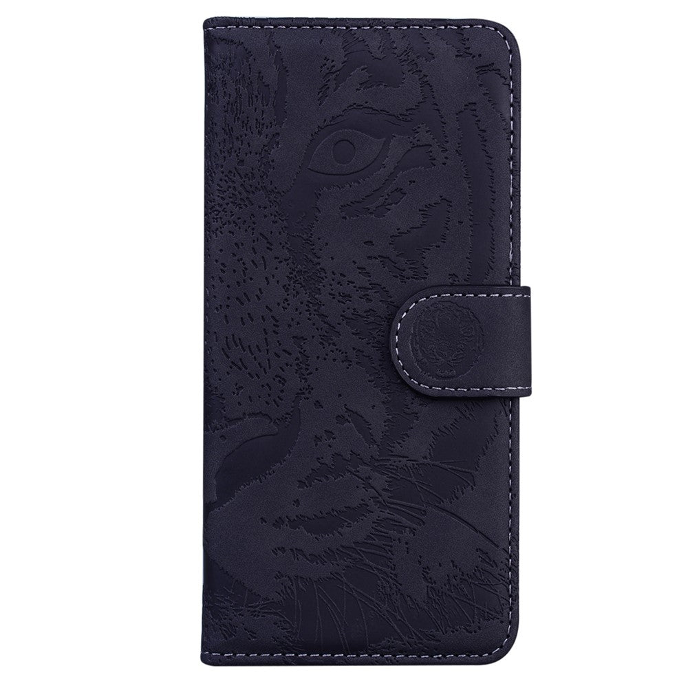 For Xiaomi Redmi Note 12S 4G Imprinted Tiger Phone Leather Case Wallet Stand Protective Cover