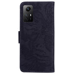 For Xiaomi Redmi Note 12S 4G Imprinted Tiger Phone Leather Case Wallet Stand Protective Cover