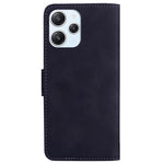 Solid Color Wallet Phone Cover for Xiaomi Redmi 12 4G , PU Leather Stand Phone Case