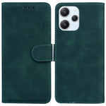 Solid Color Wallet Phone Cover for Xiaomi Redmi 12 4G , PU Leather Stand Phone Case