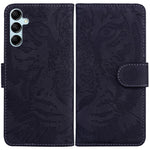 For Samsung Galaxy M54 5G / F54 5G Tiger Imprint Phone Case Leather Stand Wallet Anti-drop Cover