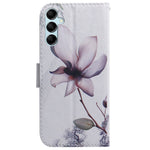 Til Samsung Galaxy M54 5G / F54 5G PU-læder stå-telefoncover med mønstertryk og pungfunktion