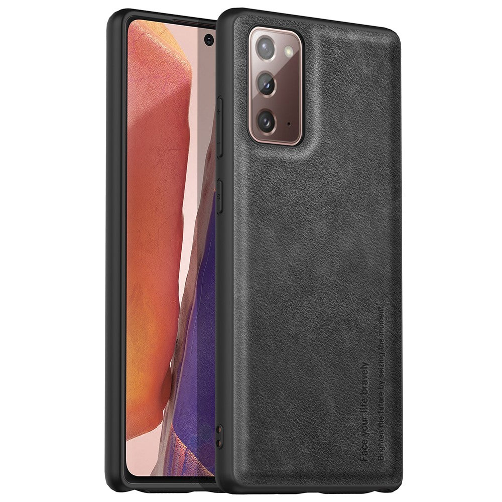 Vintage Phone Case for Samsung Galaxy Note20 / Note20 5G , PU Leather Coated TPU+PC Shockproof Cover