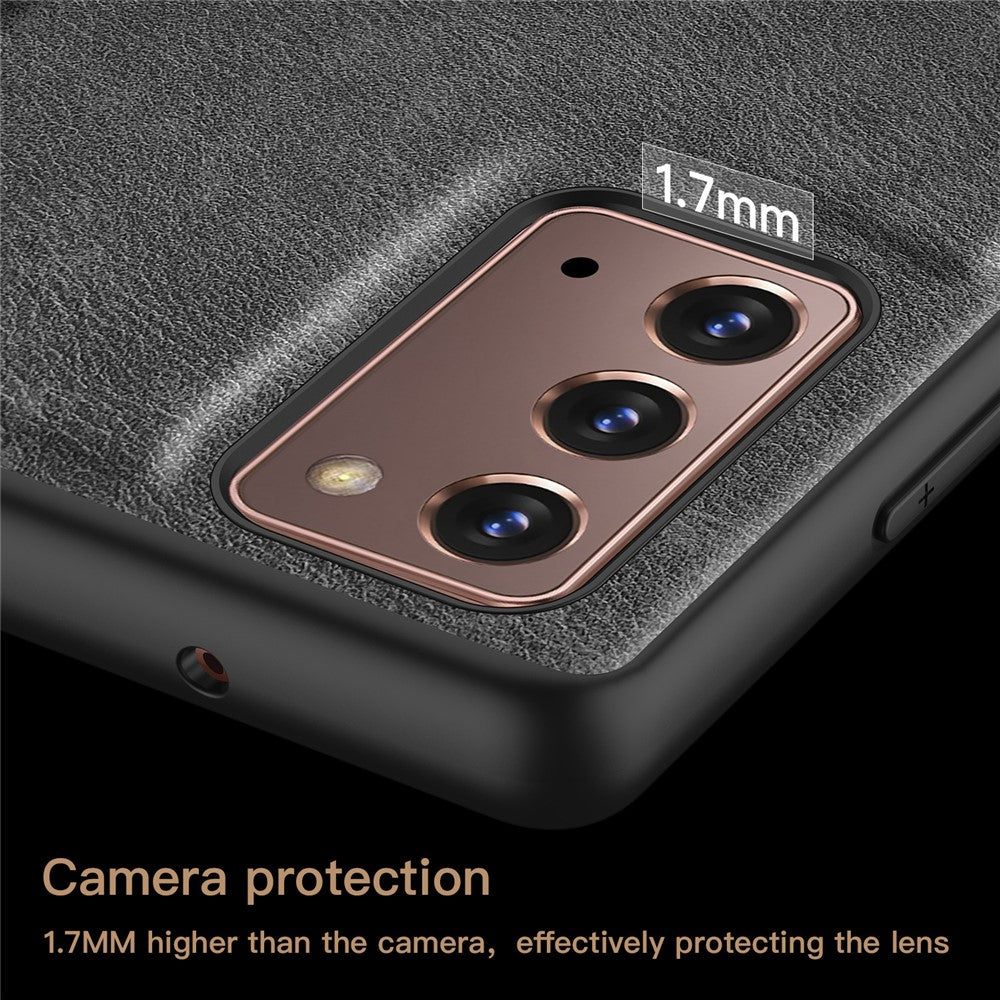 Vintage Phone Case for Samsung Galaxy Note20 / Note20 5G , PU Leather Coated TPU+PC Shockproof Cover