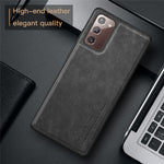 Vintage Phone Case for Samsung Galaxy Note20 / Note20 5G , PU Leather Coated TPU+PC Shockproof Cover