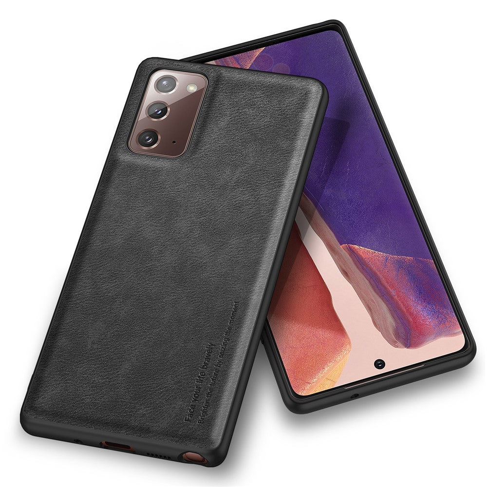 Vintage Phone Case for Samsung Galaxy Note20 / Note20 5G , PU Leather Coated TPU+PC Shockproof Cover