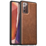 Vintage Phone Case for Samsung Galaxy Note20 / Note20 5G , PU Leather Coated TPU+PC Shockproof Cover