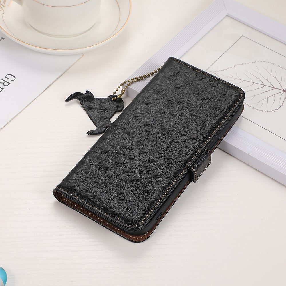 Til Asus Zenfone 10 5G / 9 5G Ægte Læder Telefoncover RFID Blokerende Pung Stativ Etui