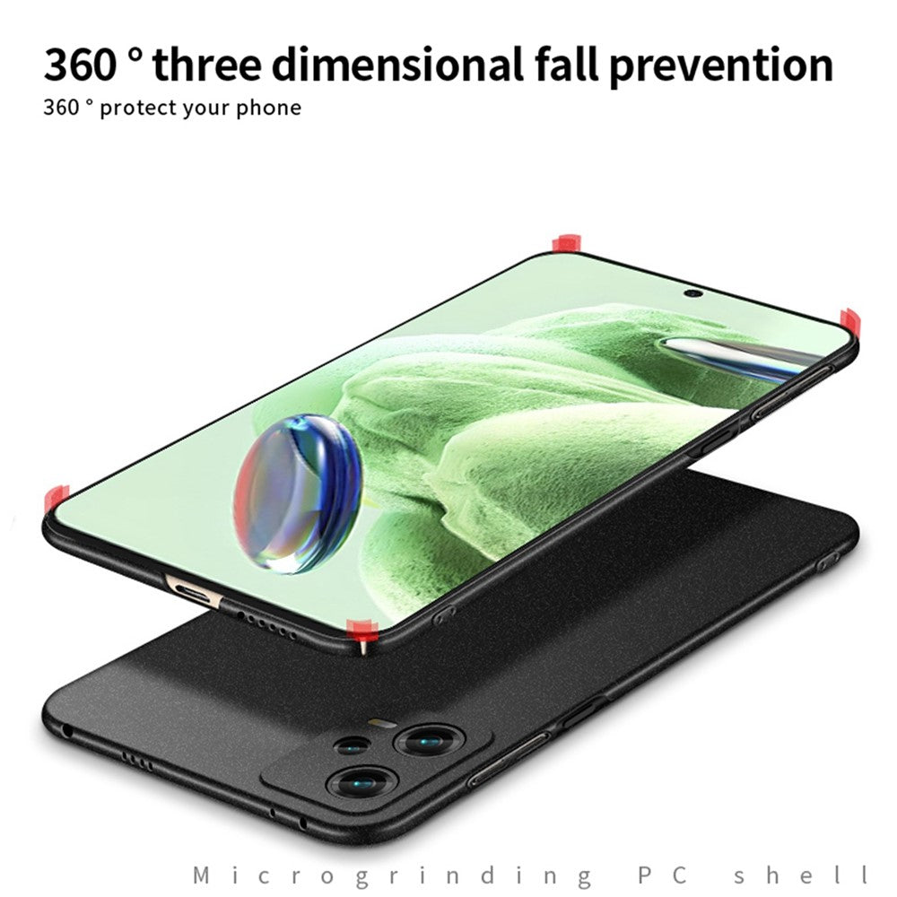 MOFI Shield Matte Series PC Phone Case for Xiaomi Redmi Note 12 Pro+ 5G / Note 12 Explorer 5G Phone Cover