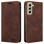 BETOPNICE 003 Anti-drop Phone Case for Samsung Galaxy S21+ 5G RFID Blocking Leather Wallet Stand Cover
