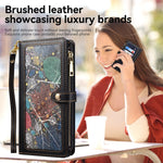 ESEBLE for Samsung Galaxy A25 5G (Global) (161mm) Wallet Stand Phone Case RFID Blocking Leather Cover