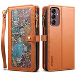 ESEBLE for Samsung Galaxy A25 5G (Global) (161mm) Wallet Stand Phone Case RFID Blocking Leather Cover