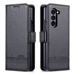 AZNS Til Samsung Galaxy Z Fold5 5G PU Læder Pung Flip Folio Stand Telefon Cover