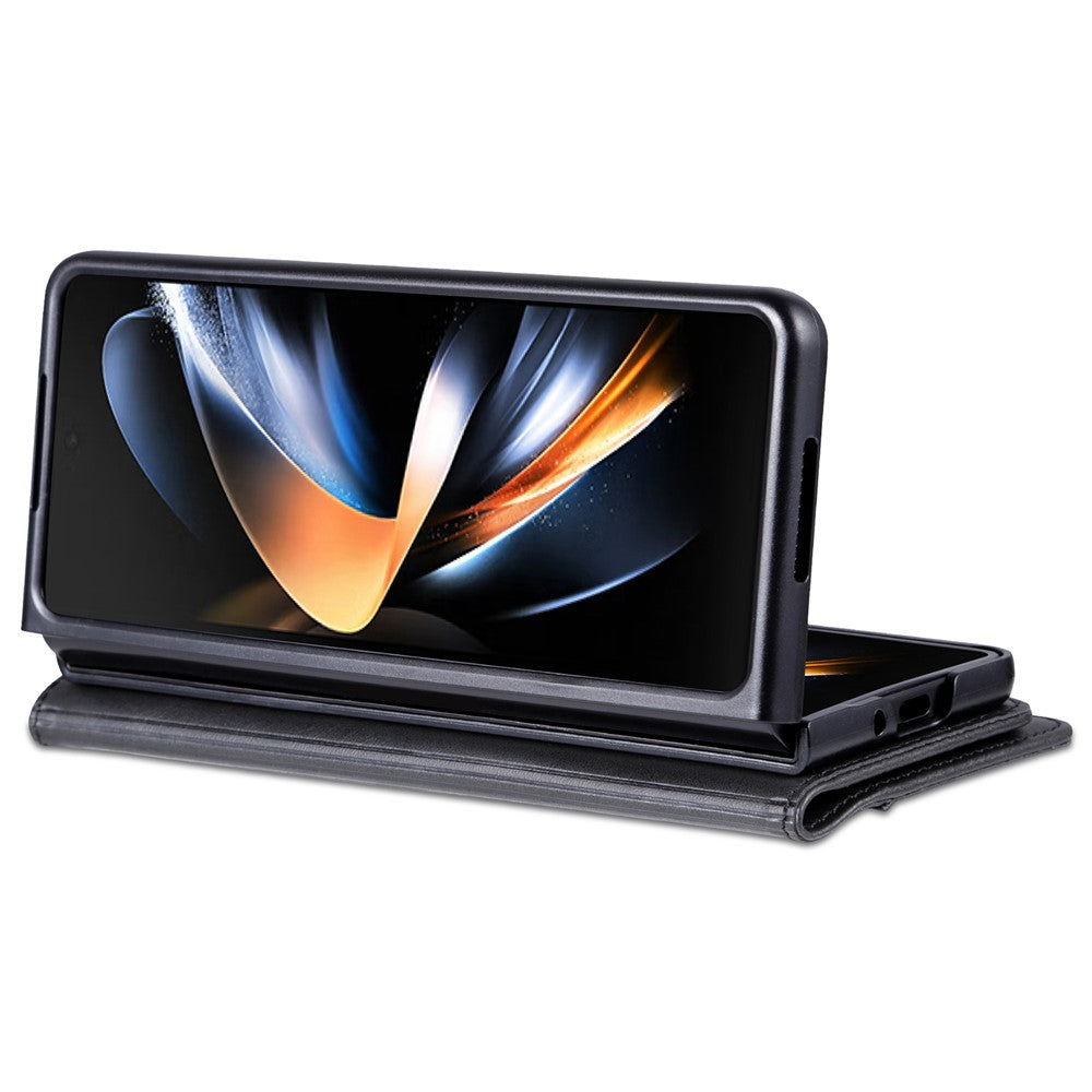 AZNS Til Samsung Galaxy Z Fold5 5G PU Læder Pung Flip Folio Stand Telefon Cover