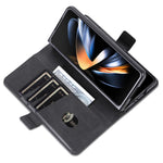 AZNS Til Samsung Galaxy Z Fold5 5G PU Læder Pung Flip Folio Stand Telefon Cover