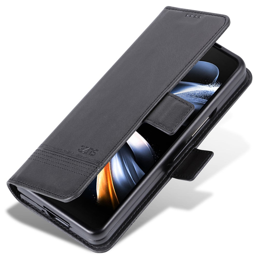 AZNS Til Samsung Galaxy Z Fold5 5G PU Læder Pung Flip Folio Stand Telefon Cover