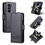 AZNS Til Samsung Galaxy Z Fold5 5G PU Læder Pung Flip Folio Stand Telefon Cover
