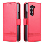 AZNS Til Samsung Galaxy Z Fold5 5G PU Læder Pung Flip Folio Stand Telefon Cover