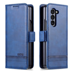 AZNS Til Samsung Galaxy Z Fold5 5G PU Læder Pung Flip Folio Stand Telefon Cover