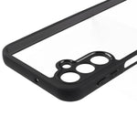 Slim-fit mobilskal i støvtæt TPU + hård transparent PC til Samsung Galaxy A24 4G (162,1 x 77,6 x 8,3 mm)