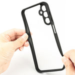 Slim-fit mobilskal i støvtæt TPU + hård transparent PC til Samsung Galaxy A24 4G (162,1 x 77,6 x 8,3 mm)
