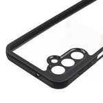 Gennemsigtigt mobilcover til Samsung Galaxy A14 4G / 5G, støvfrit fleksibelt TPU + hårdt PC-cover