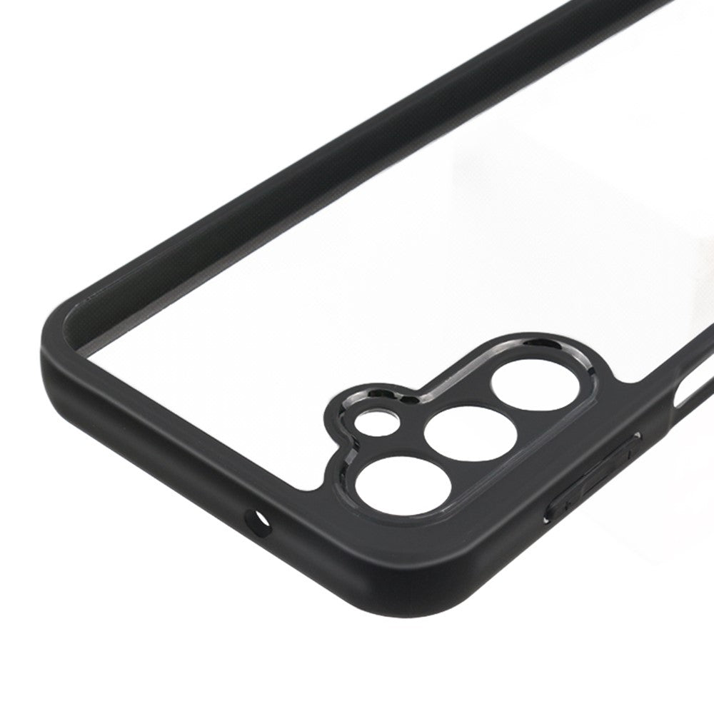 Gennemsigtigt mobilcover til Samsung Galaxy A14 4G / 5G, støvfrit fleksibelt TPU + hårdt PC-cover