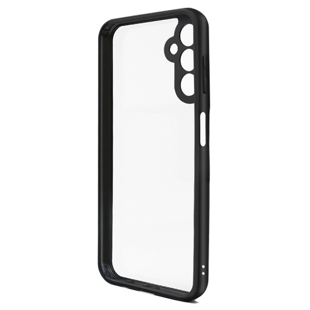 Gennemsigtigt mobilcover til Samsung Galaxy A14 4G / 5G, støvfrit fleksibelt TPU + hårdt PC-cover