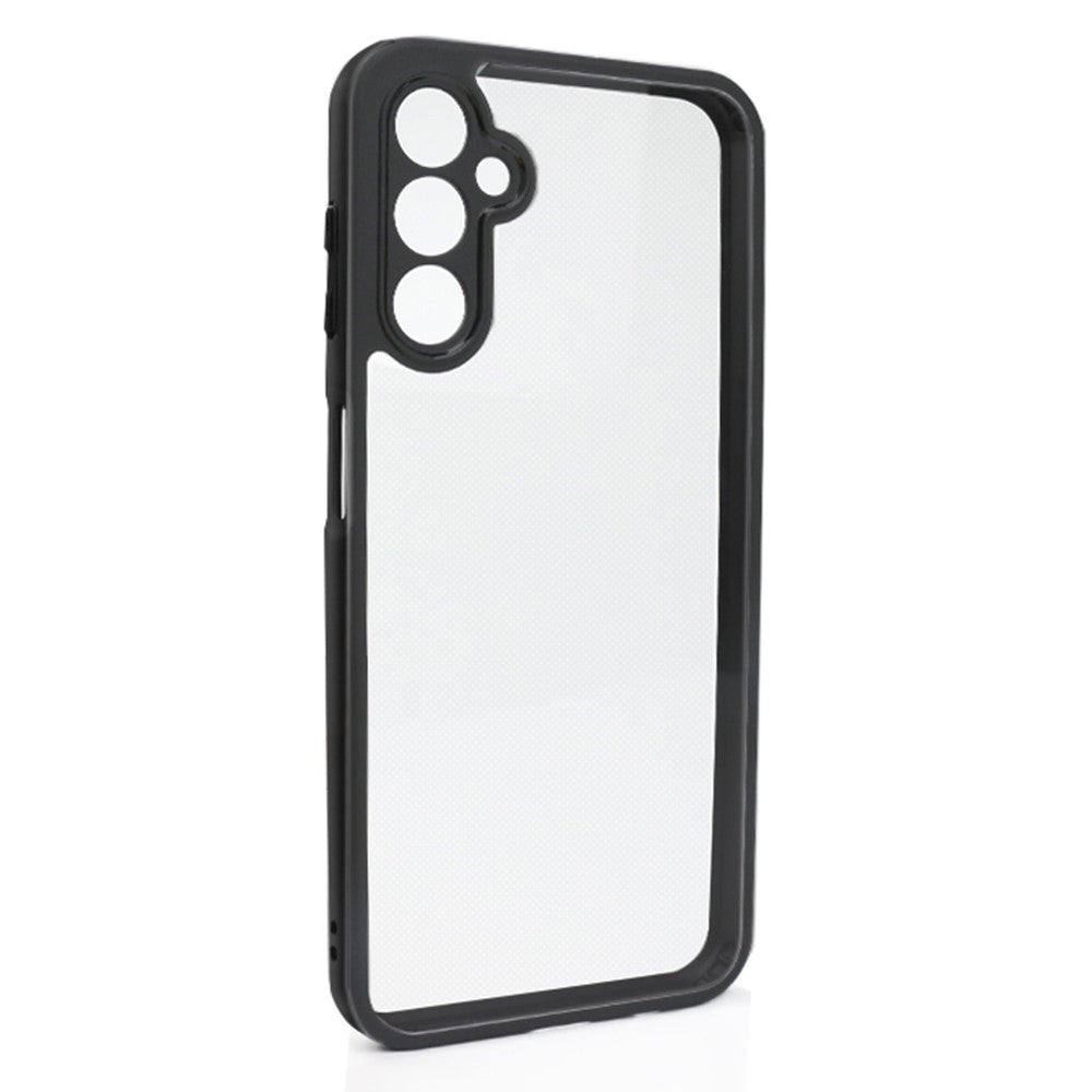 Gennemsigtigt mobilcover til Samsung Galaxy A14 4G / 5G, støvfrit fleksibelt TPU + hårdt PC-cover